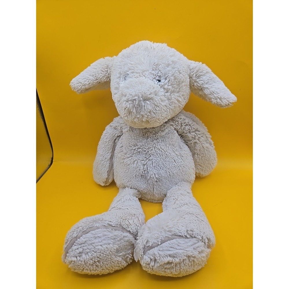 Jellycat Puffles Lamb Retired Cream Sheep Plush Stuffed Animal Rare HTF Suede...